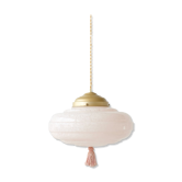 Pink Clichy glass pendant lamp