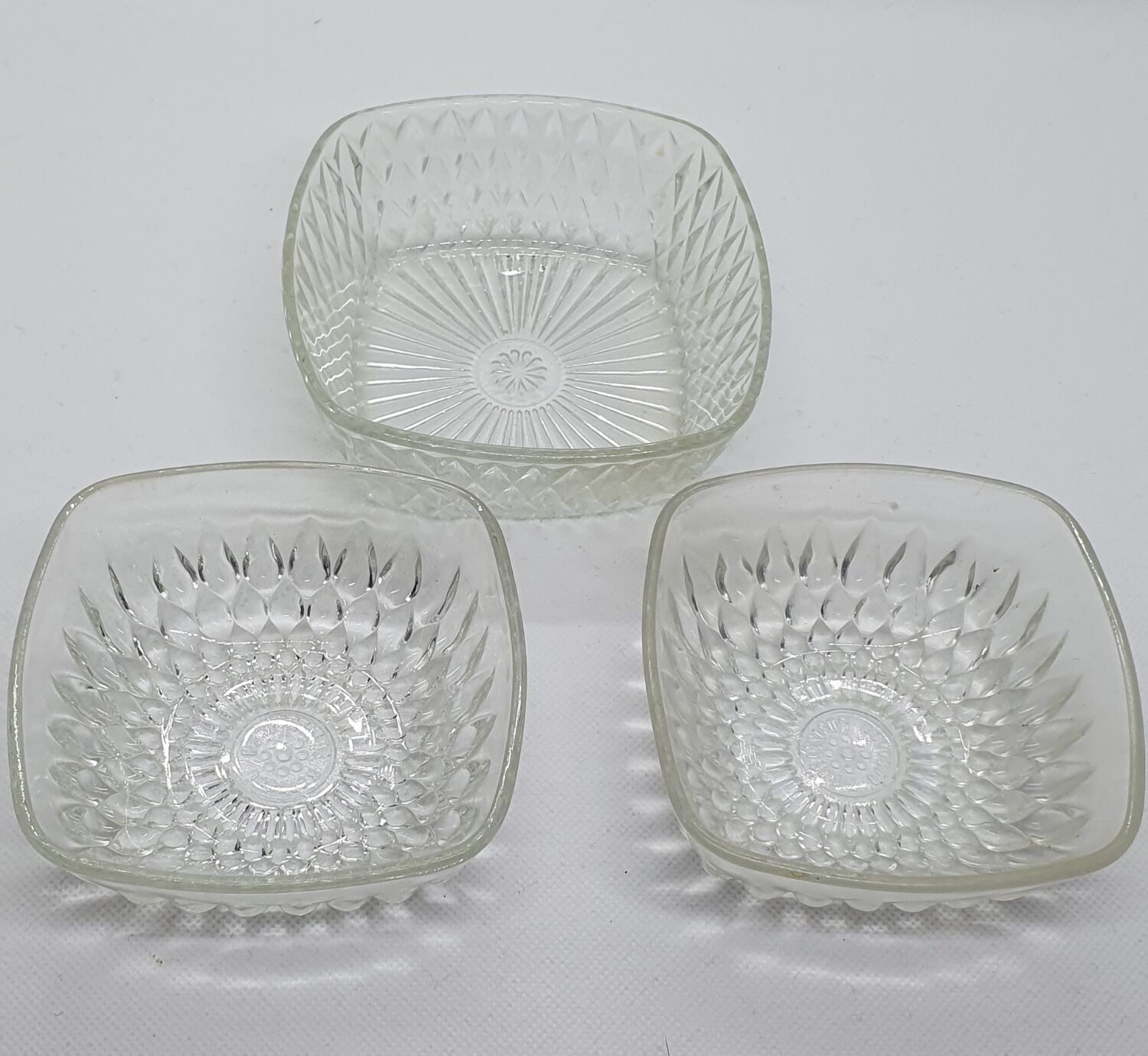 3 glass ramekins