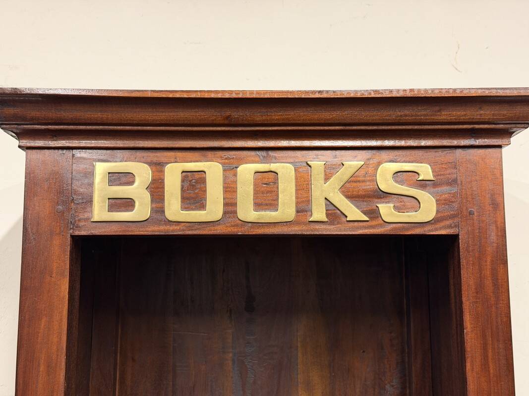 Classic English Teak Books Bookcase