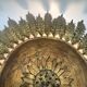 Large wall sconce "Sol" in gilded wrought iron – Spain, 1950s