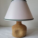 Reconstituted stone bedside lamp