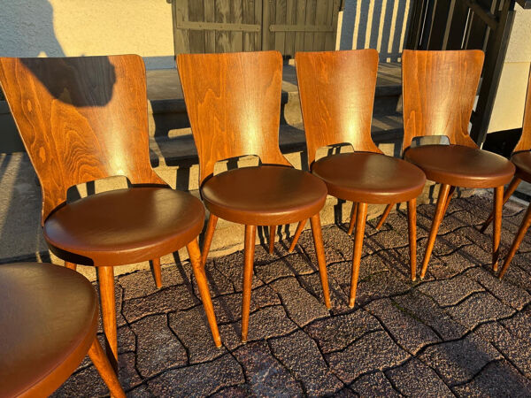 Lot de chaises de bistrot Baumann