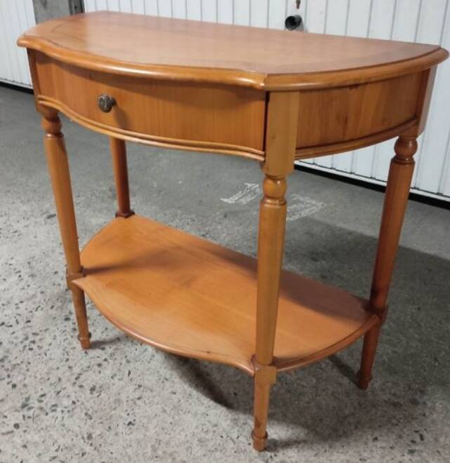 Half-moon console