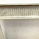 Louis XVI fireplace in 19th century white Carrara marble
