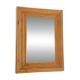 Miroir en rotin de la Côte d'Azur dans le style de Vivai del Sud, France, années 1960.