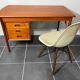 Scandinavian desk teak danish design 3 vintage drawers from the 60s