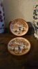 Set of 2 small decorative plates Made in Japan – 13 cm