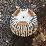 Structured concrete planter 60s-70s