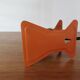 Lampe pince " champignon " orange années 60 70