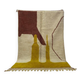 Tapis beni ouarine fait main traditionnel 250cmx150cm