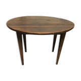 Oval antique oak farm table