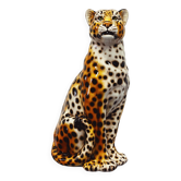 Leopard Statue Ceramic