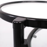 Black swivel coffee table