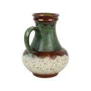 Vase vert rare Terrazzo Allemagne de l’Ouest Faïence Ü-Keramik 1808-30