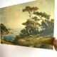 Tableau ancien impression d'art , paysage  Robert Woods 79x61 cm