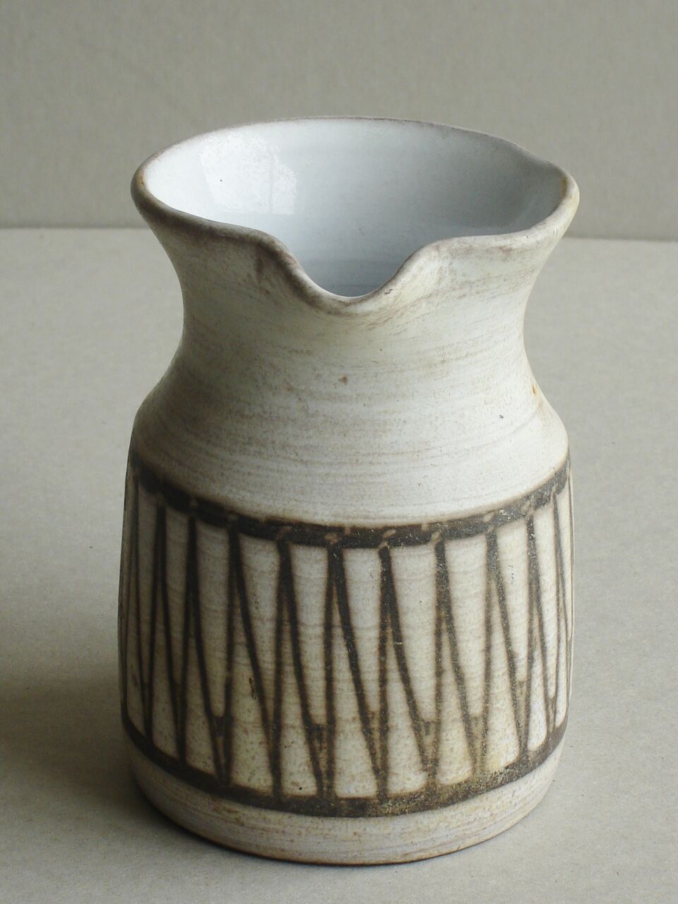 Pitcher ceramic signed Masson, 50-60 years