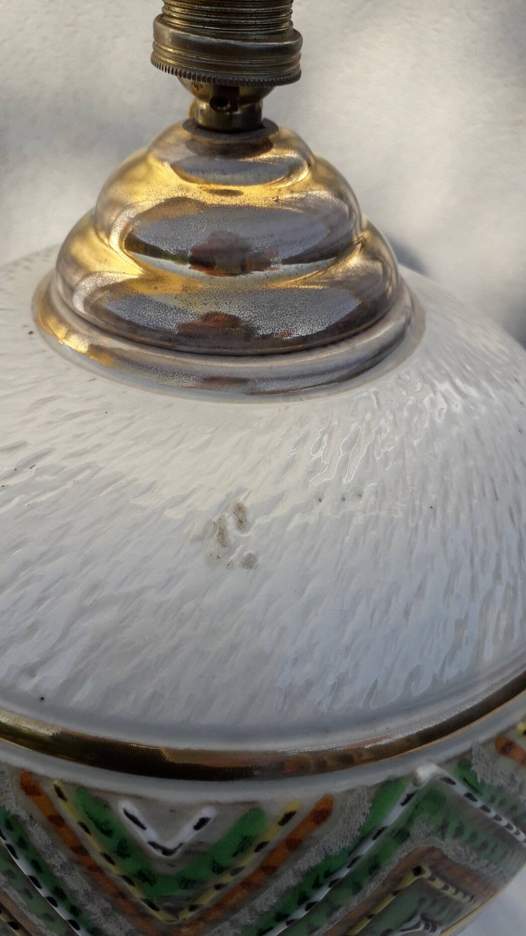 Brisdoux stoneware lamp base