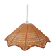 Pendant light in wicker, seventies