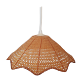 Suspension fleur en osier, 1970