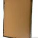 Italian vintage Romeo Rega chrome and brass mirror from 70s