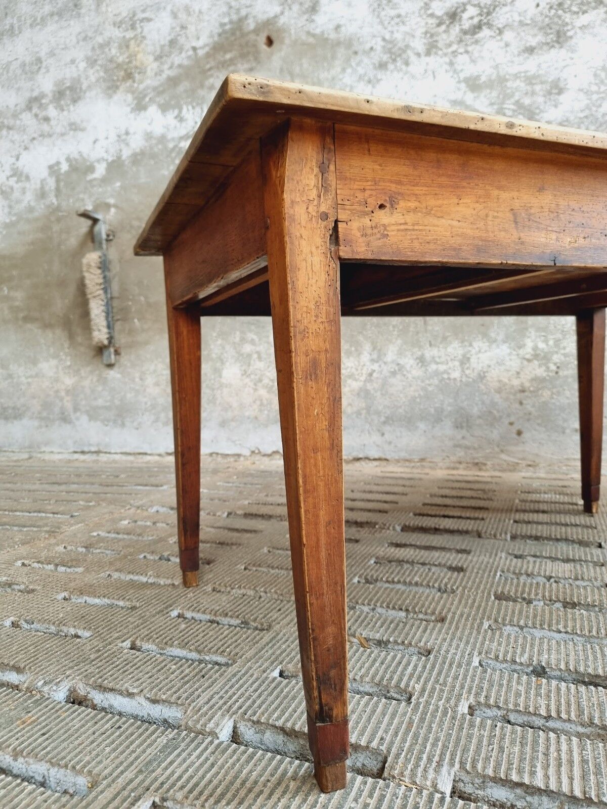 Antique farmhouse table French dining table