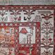Vintage oriental handmade carpet 125cm x 183cm 1960s, 1c483