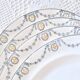 Old Longwy flat plates "Moselle" collection