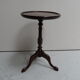 Table d'appoint ronde en acajou vintage