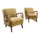 Two mid century armchairs