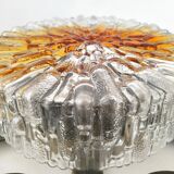 Vintage brutalist wall or ceiling light 1970