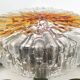 Vintage brutalist wall or ceiling light 1970