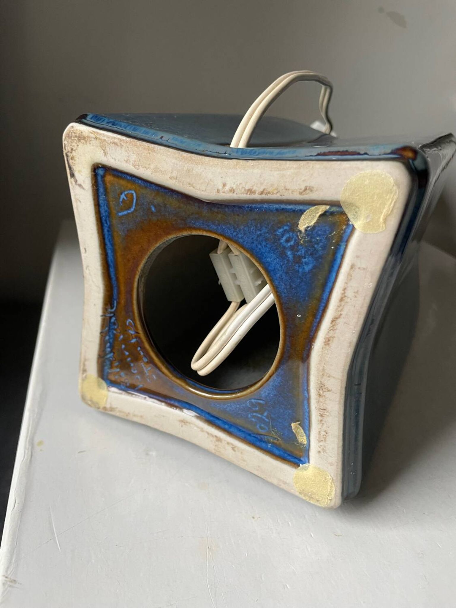 Einar Johansen Designed 1950’s stoneware lamp-base Soholm ceramics