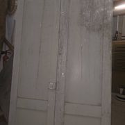 Anciennes portes double en sapin