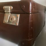 Old brown suitcase