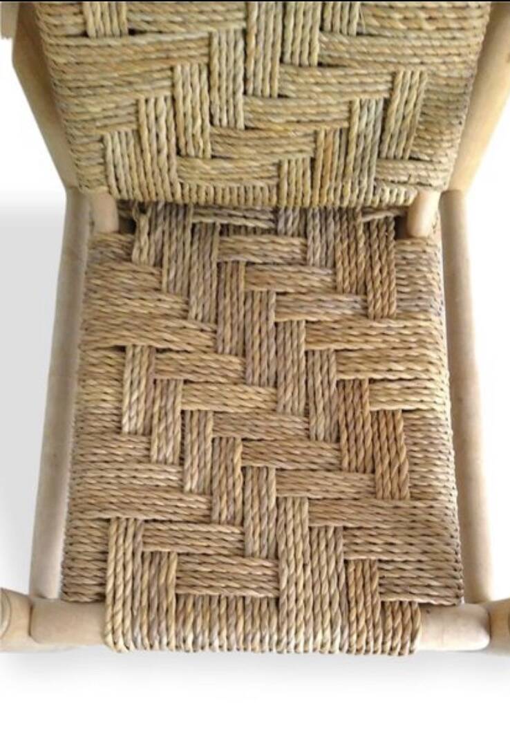 Fauteuil en corde d’Abaca- Audoux et Minet ?