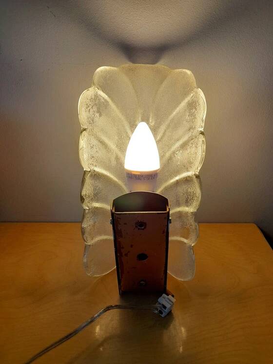 Karl Fagerlung leaf wall light 1970