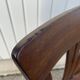 Curved wooden bistro chair Luterma 1950