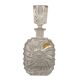 Real lead crystal foreign, small molded glass carafe and stopper