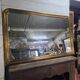 Louis Philippe style gilded mirror, mid-20th century, bevelled mirror.