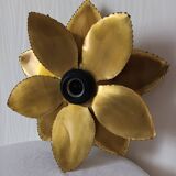 Applique fleur laiton
