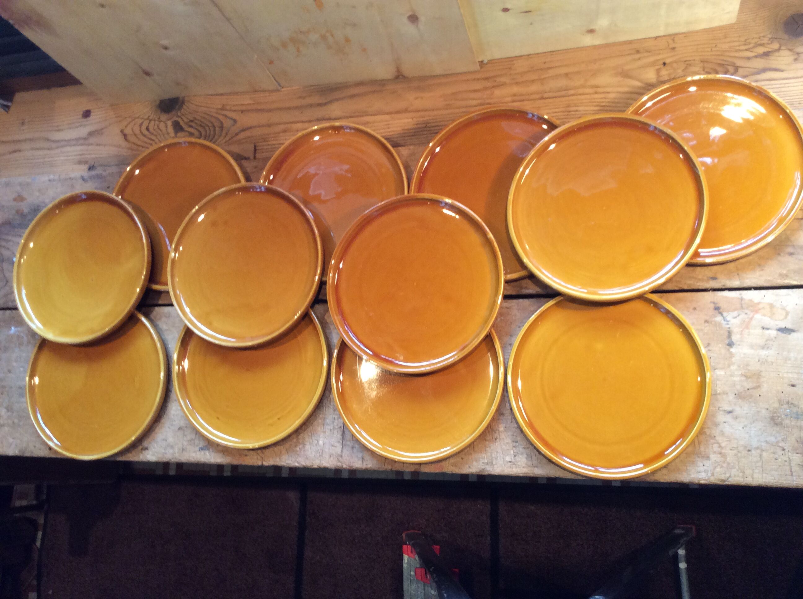 Set of 12 plates vintage