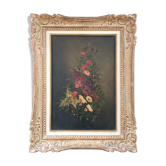 Ancient painting sheaf of flowers