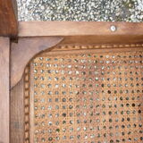 Wooden chair and art-deco annage