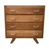 Vintage chest of drawers compass feet