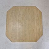 Side table in travertine, 1980s