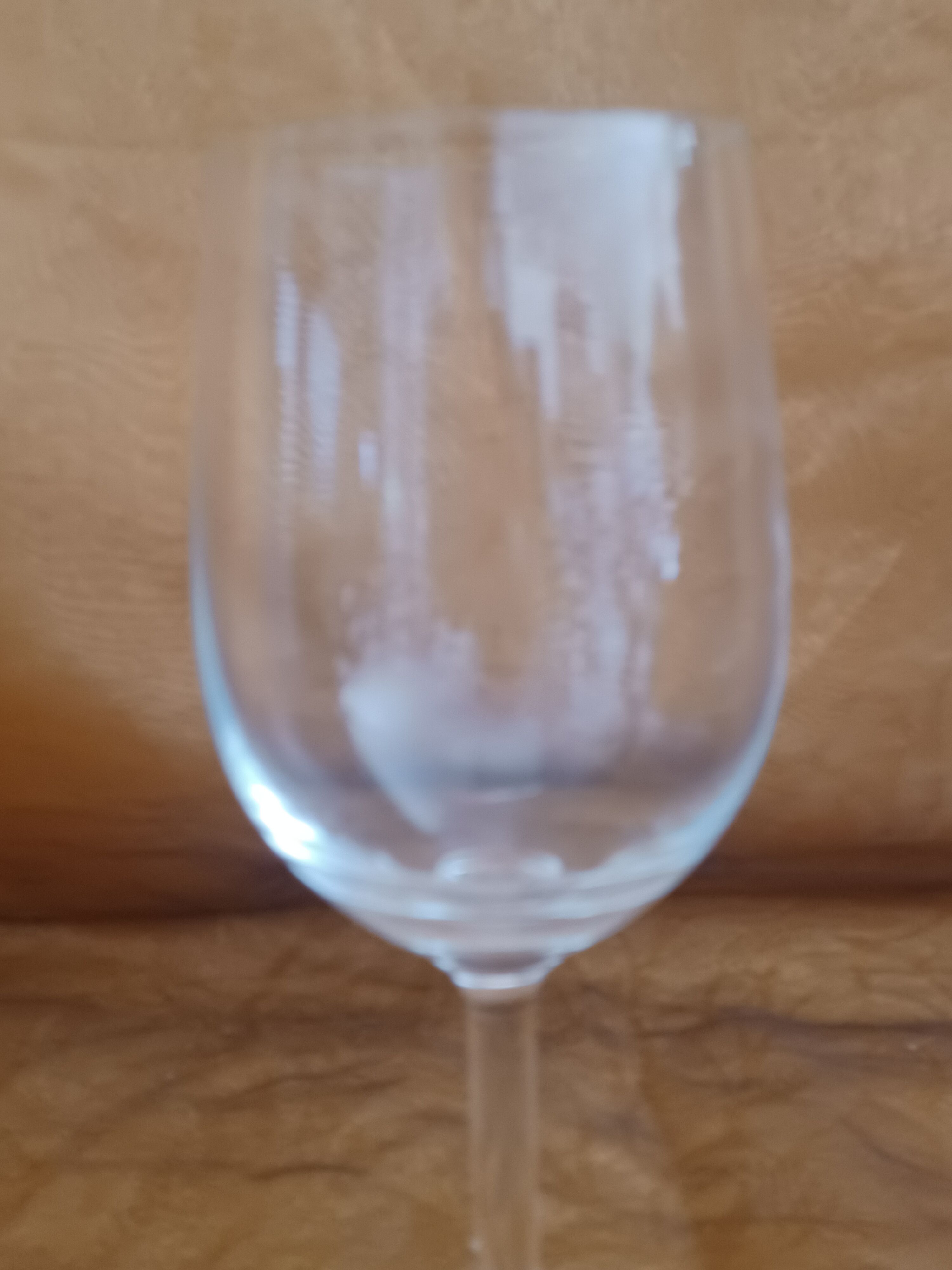 6 large crystal balloon glasses