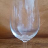 6 large crystal balloon glasses