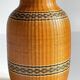 VINTAGE Woven Bamboo and Fine Porcelain VASE