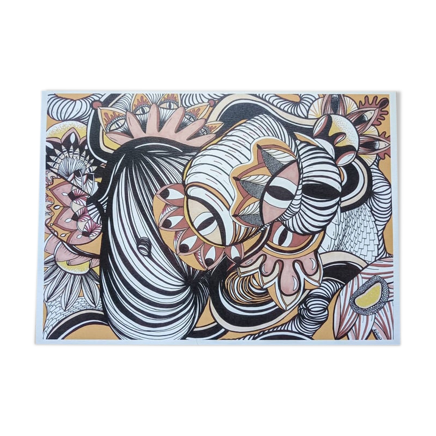 illustration Horus orange