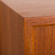 Teak wall unit 6 shelves with desk and cabinet